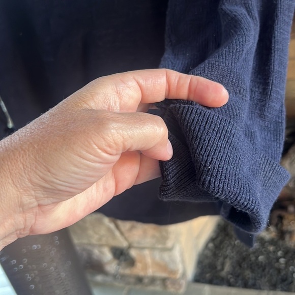 Loft Summer Vibe Blue Light Sweater Large - Picture 5 of 6